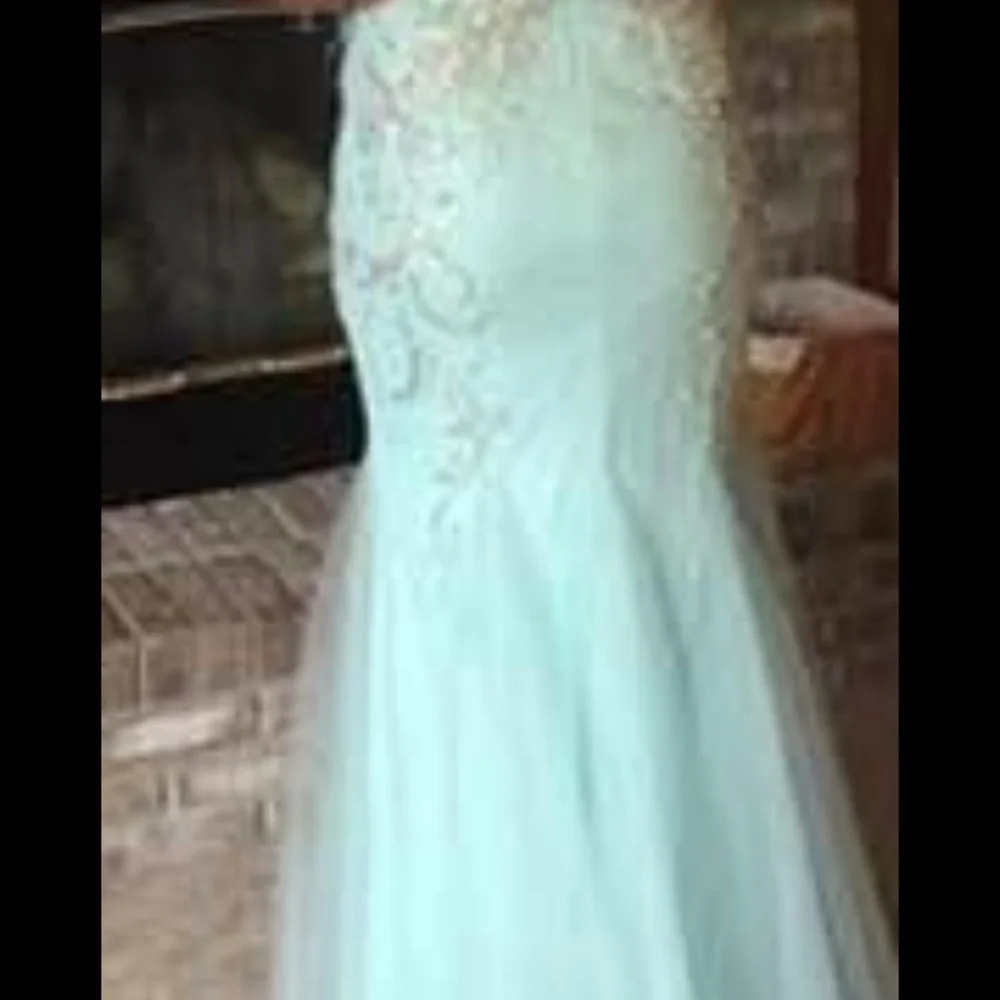 Blue Symphony Prom Dress - Picture 3 of 4